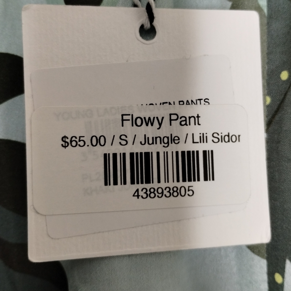 Lili Sidonio Wide Leg Flowy Pant Jungle Print Women's Size Small - Picture 5 of 6